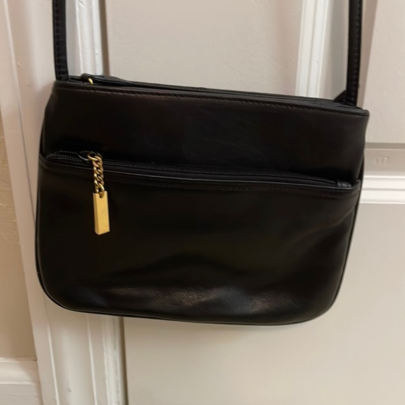 Giani Bernini Bags Giani Bernini Black Leather Crossbody Purse
